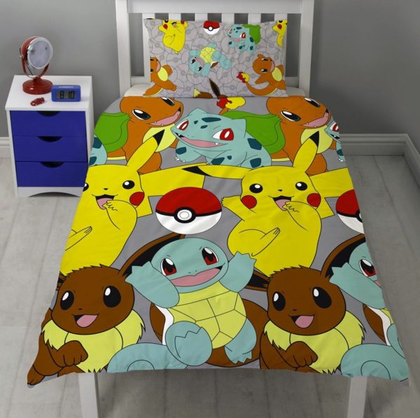 pokemon single duvet